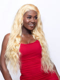 Brooklyn Hair 11A Raw Virgin Platinum Blonde #613 Body Wave Bundle