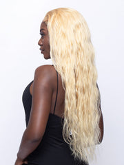 Brooklyn Hair 11A Raw Virgin Platinum Blonde #613 Body Wave Bundle