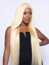 11A Raw Virgin Platinum Blonde #613 Straight Bundle