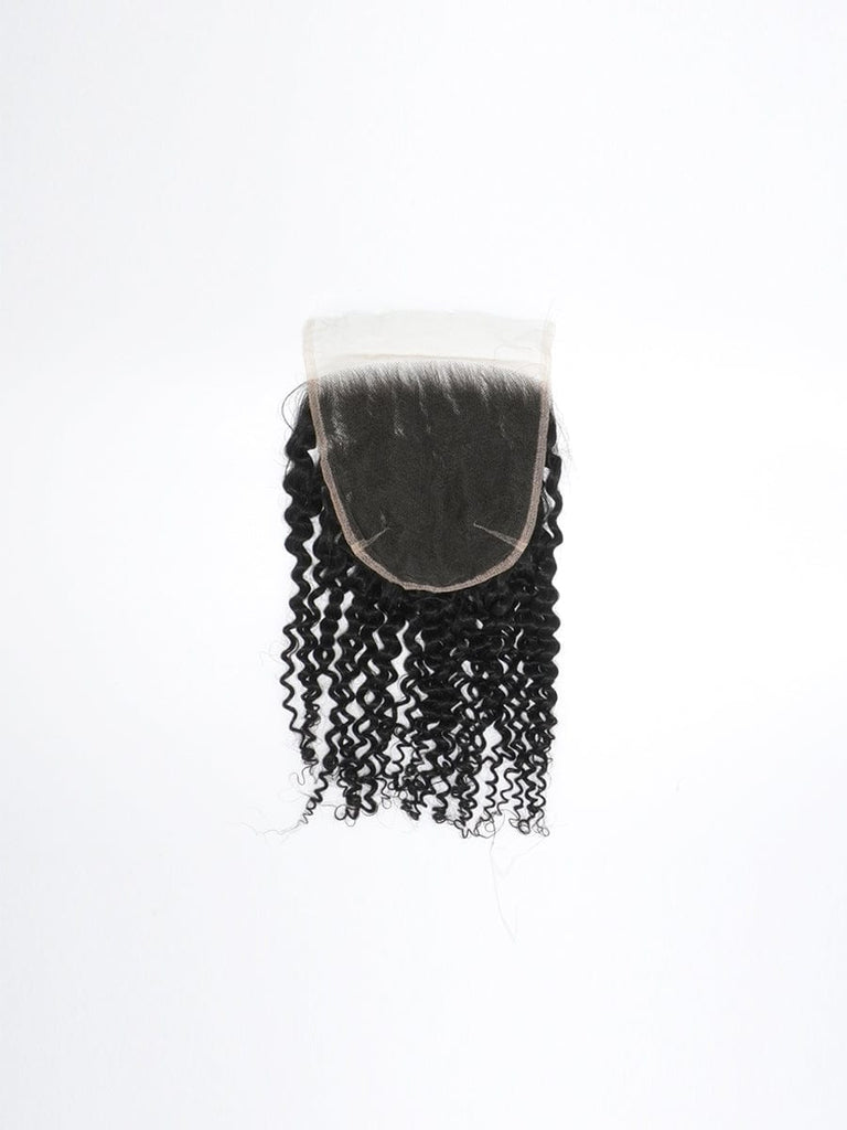 Brooklyn Hair 11A True Swiss HD 6x6 Lace Closure Bohemian Jerry Curl 14" / Natural Black / Free