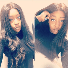 Brooklyn Hair 7A Body Wave / 3 Bundles with 6x6 Lace Closure Look - Brooklyn Hair