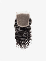 Brooklyn Hair 7A Virgin Deep Wave 4x4 Lace Closure