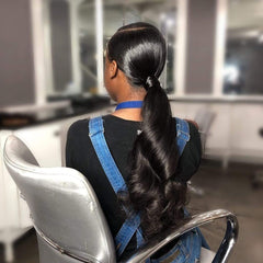 Brooklyn Hair 9A Body Wave / 2 Bundles Ponytail Look - Brooklyn Hair