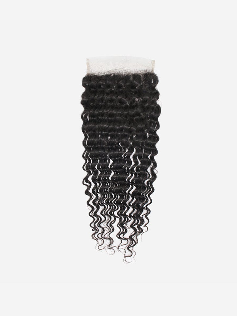 Brooklyn Hair 9A Peruvian Loose Deep Wave 5x5 Transparent Lace Closure
