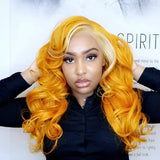 Brooklyn Hair 9A Platinum Blonde #613 Straight / 4 Bundles with 13x4 Lace Frontal Look by Stephanie