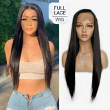 Full Lace Wig / Brazilian Straight Extra Long 26-28
