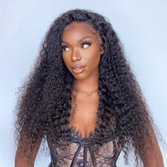 Brooklyn Hair Brooklyn Hair 11A Deep Wave / 3 Bundles with 13x4 Lace Frontal Look