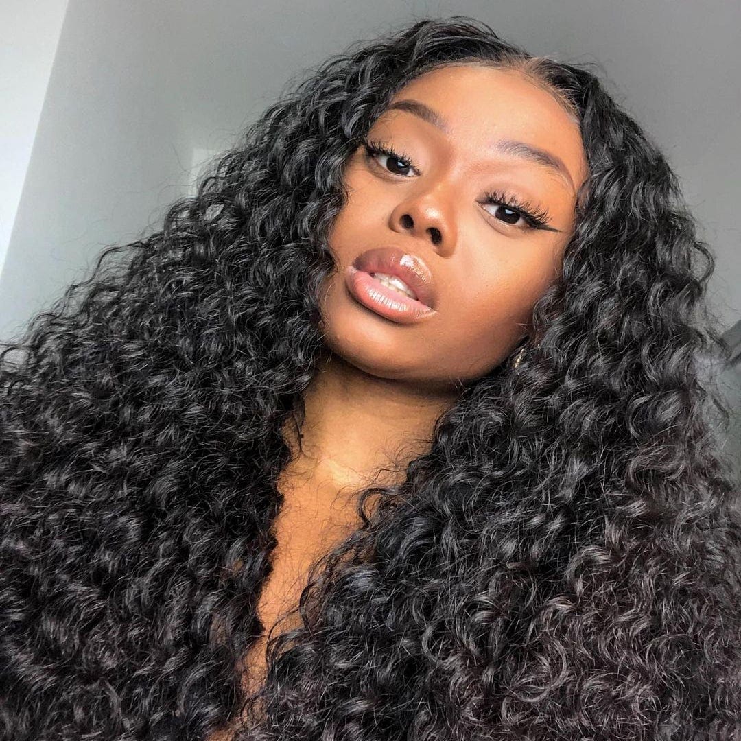 Brooklyn Hair Brooklyn Hair 11A Deep Wave / 3 Bundles with 5x5 Lace Closure Look Transparent. Lace