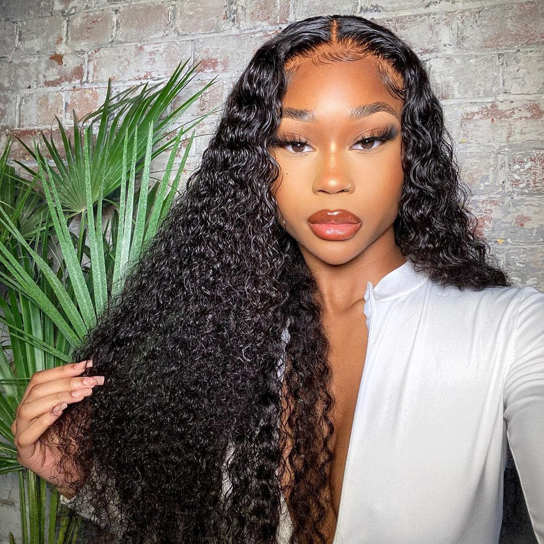 Brooklyn Hair Brooklyn Hair 11A Deep Wave / 4 Bundles with 5x5 Lace Closure Look