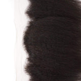 Brooklyn Hair Brooklyn Hair 11A Kinky Straight / 3 Bundles with 13x4 Lace Frontal Look