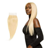 Brooklyn Hair 11A Platinum Blonde #613 Straight 5x5 HD Lace Closure - Brooklyn Hair