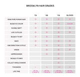 Brooklyn Hair Brooklyn Hair 11A Raw Virgin Platinum Blonde #613 Straight Transparent HD Lace Frontal