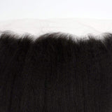 Brooklyn Hair Brooklyn Hair 11A True Swiss HD 13x6 Lace Frontal Kinky Straight 14" / Natural Black / Free