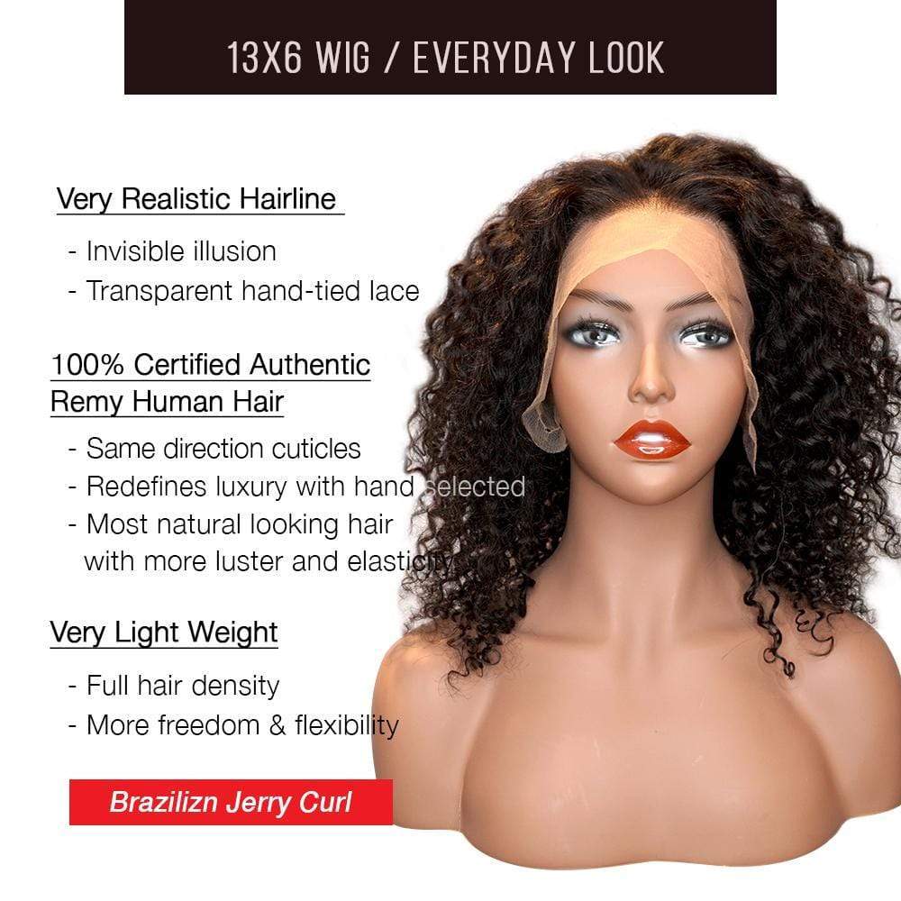 Brooklyn Hair Brooklyn Hair 13x6 Lace Front Wig  / Bohemian Jerry Curl Wig