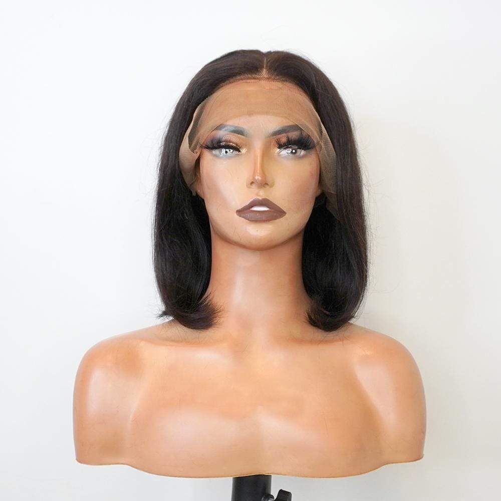 Brooklyn Hair Brooklyn Hair 13x6 Lace Front Wig  / Straight Bob Style 10-12" Short Bob Style / 10-12" / Natural Black