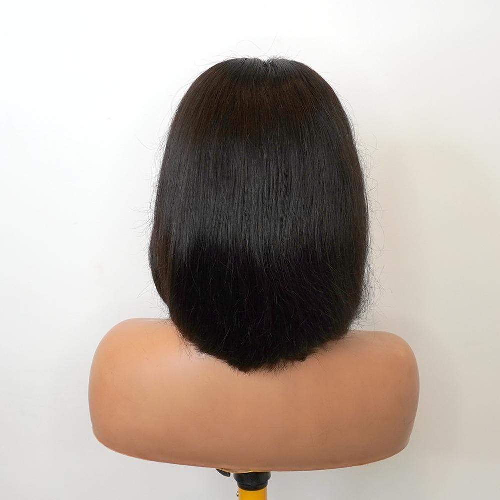 Brooklyn Hair Brooklyn Hair 13x6 Lace Front Wig  / Straight Bob Style 10-12" Short Bob Style / 10-12" / Natural Black