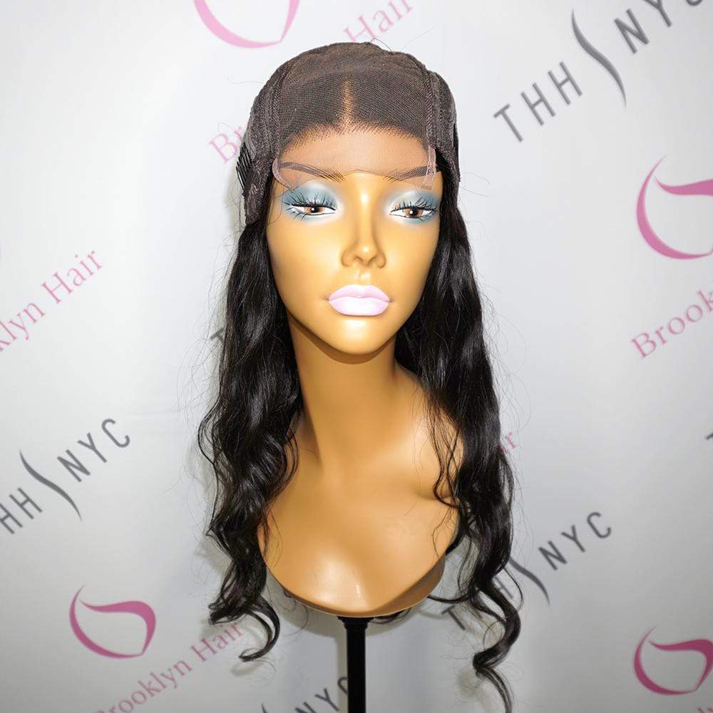 Brooklyn Hair Brooklyn Hair 4x4 Lace Closure Wig / Caribbean Deep Wave Style 24-26" / Natural Black