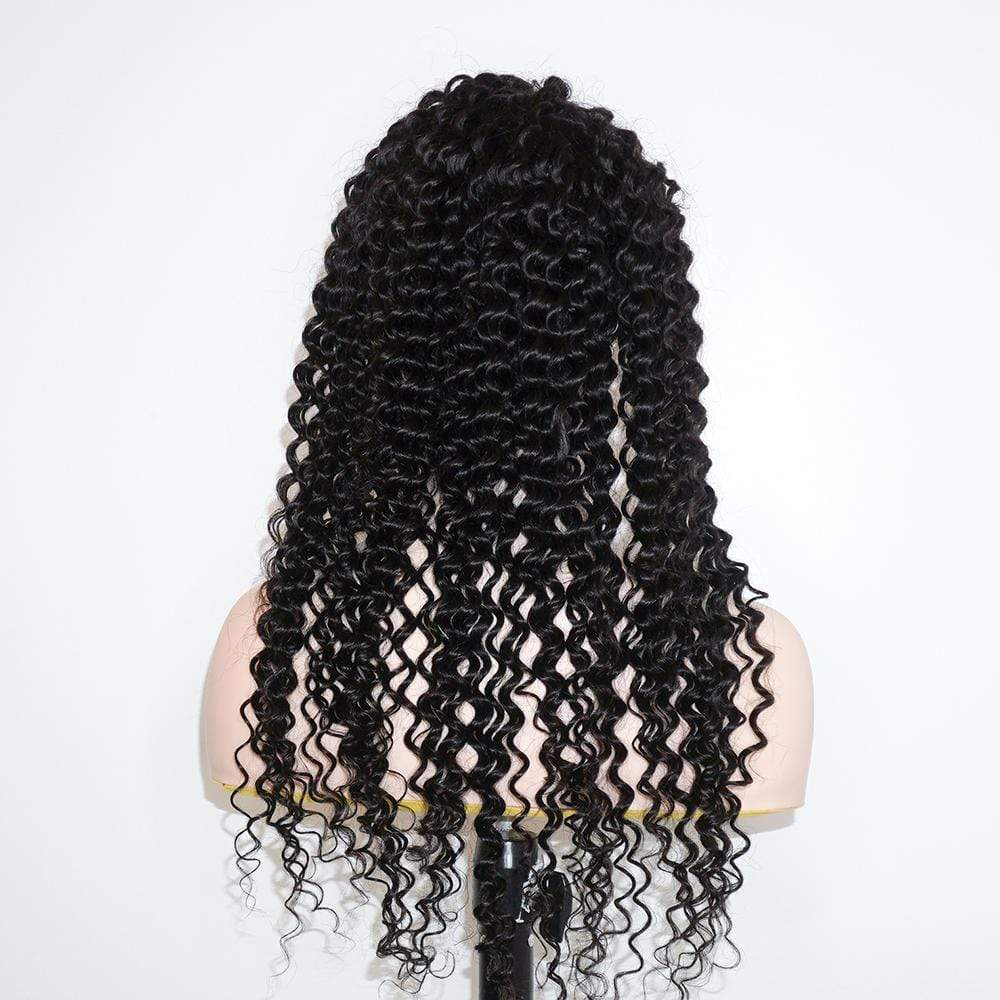 Brooklyn Hair Brooklyn Hair 4x4 Lace Closure Wig / Caribbean Deep Wave Style 24-26" / Natural Black