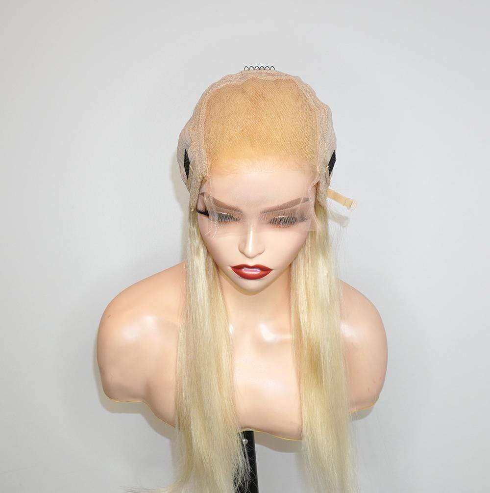 Brooklyn Hair Brooklyn Hair 5x5 Lace Closure Wig- Platinum Blonde Long Bob Style 20-24" / Blonde / 5x5 Lace