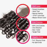 Brooklyn Hair Brooklyn Hair 7A Body Wave / 2 Bundles with 13x4 Lace Frontal Look