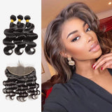Brooklyn Hair 9A Body Wave / 3 Bundles with 13x4 Lace Frontal Deal