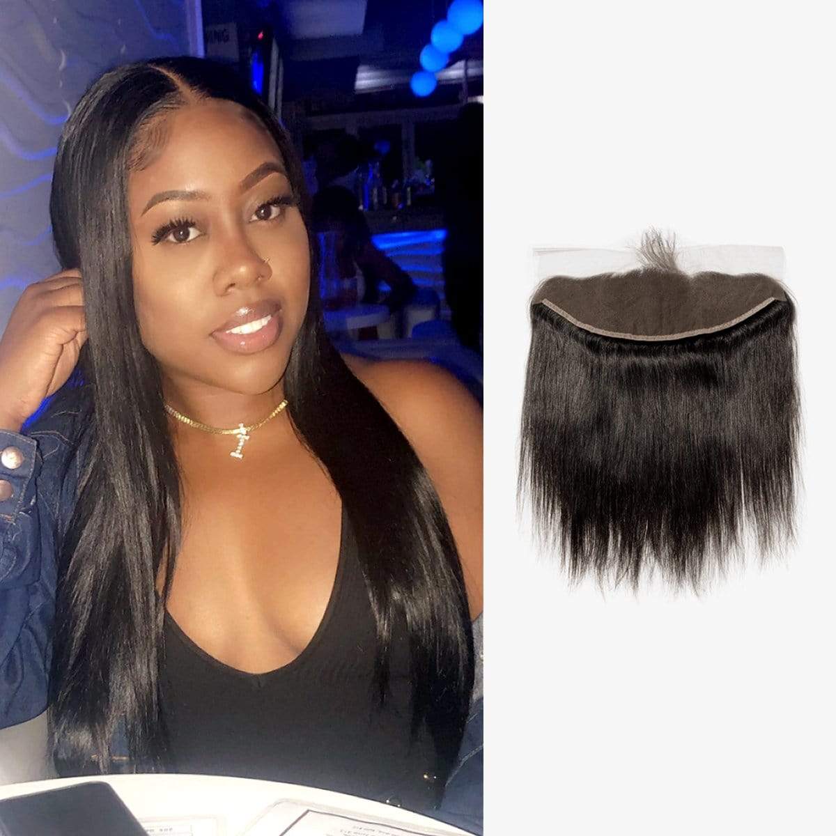 Brooklyn Hair Brooklyn Hair 7A Straight 13x4 Lace Frontal