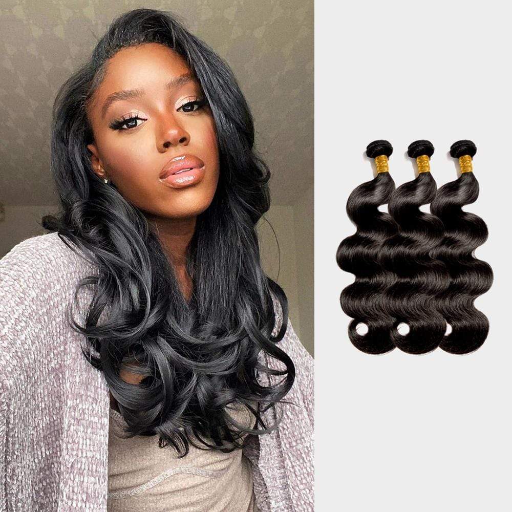 Brooklyn Hair 9A Body Wave / 3 Bundles - Leave out own hair Look - Brooklyn Hair