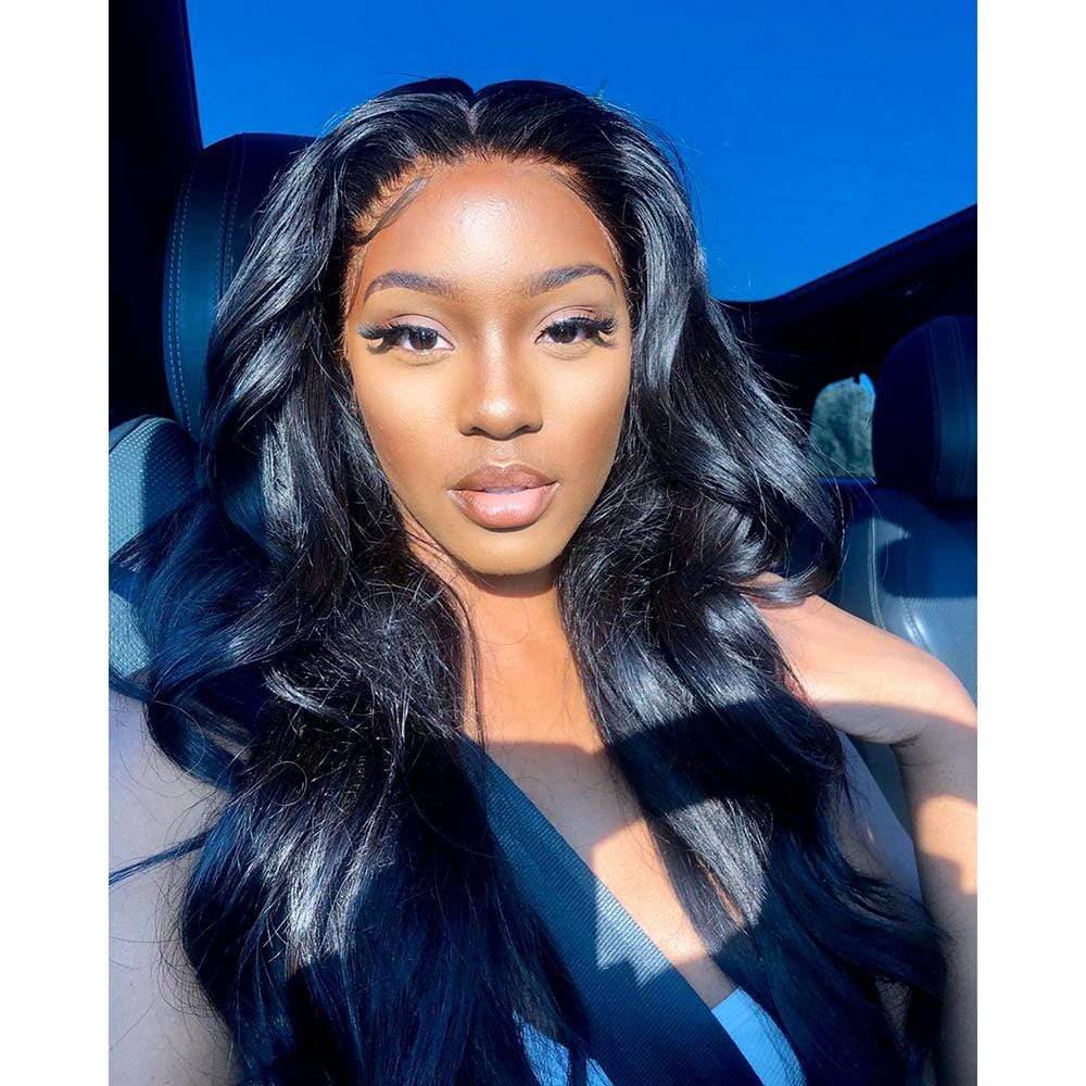 Brooklyn Hair 9A Body Wave / 3 Bundles with 13x4 Lace Frontal Look - Brooklyn Hair