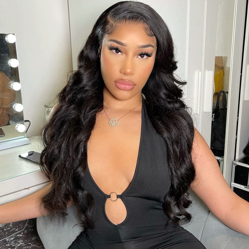 Brooklyn Hair Brooklyn Hair 9A Body Wave / 4 Bundles with 13x4 Lace Frontal Look