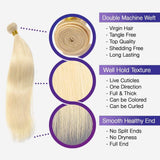 Brooklyn Hair 9A Platinum Blonde #613 Straight 3 Bundle Deals - Brooklyn Hair