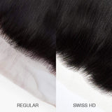 Brooklyn Hair Brooklyn Hair 9A Loose Wave / 4 Bundles with 13x4 Lace Frontal Look Swiss HD Lace