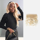 11A Platinum Blonde #613 13x4 HD Lace Frontal Body Wave
