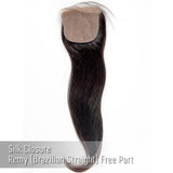Brooklyn Hair Brooklyn Hair 9A Remy Straight 4x4 Lace Closure Silk Base / 14 / Free