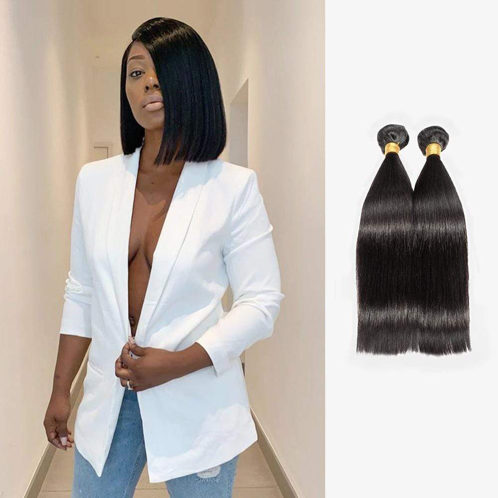 Brooklyn Hair 7A Straight Bob Style / 2 Bundles Deal - Brooklyn Hair