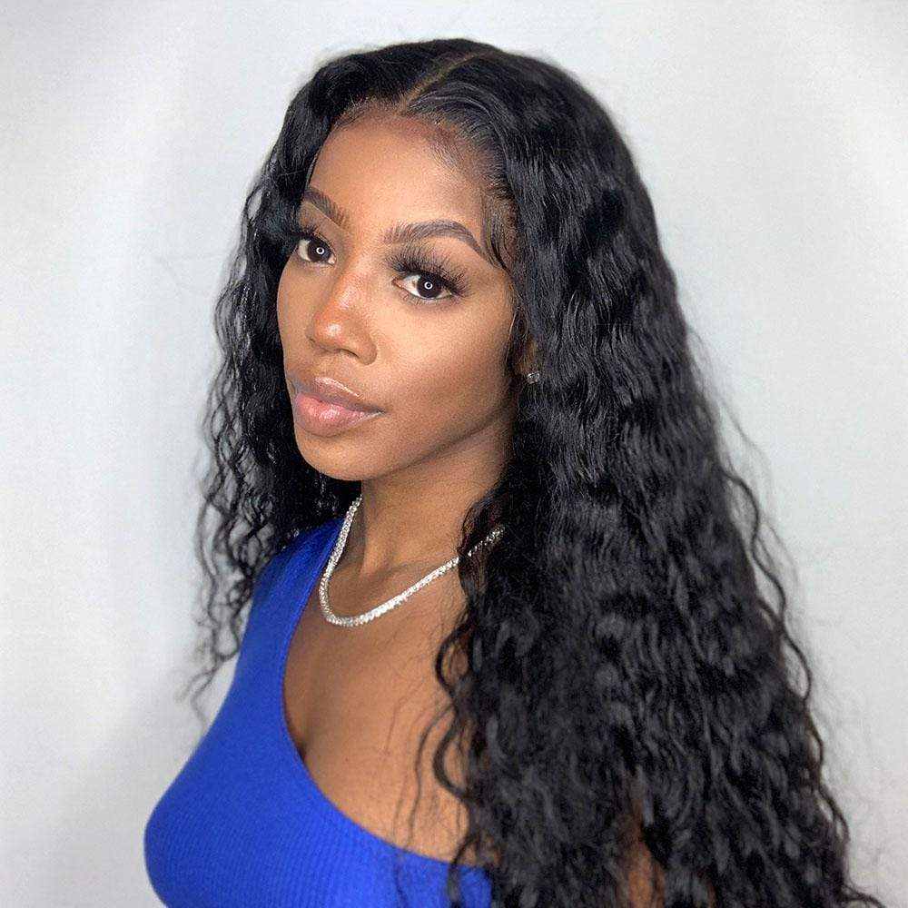 Brooklyn Hair Brooklyn Hair Full Lace Wig / Brazilian Loose Deep Wave Extra Long Style 26-28" by Chanell 26-28" (Extra Long) / Natural Black / Full Lace Wig