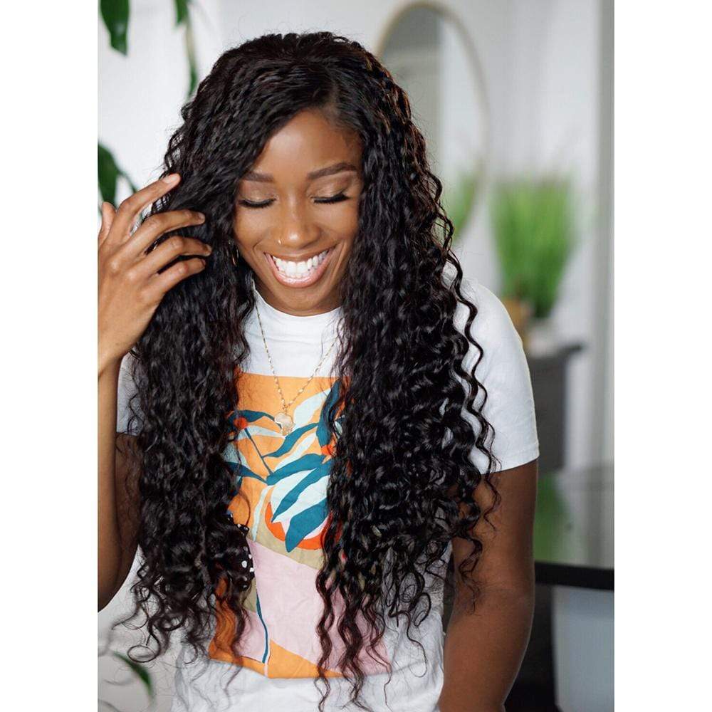 Brooklyn Hair Full Lace Wig / Brazilian Loose Deep Wave Extra Long Style 26-28" by Makeba - Brooklyn Hair