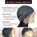 Brooklyn Hair Wet & Wavy T Part Wig / Brazilian Loose Wave 20-22" - Brooklyn Hair