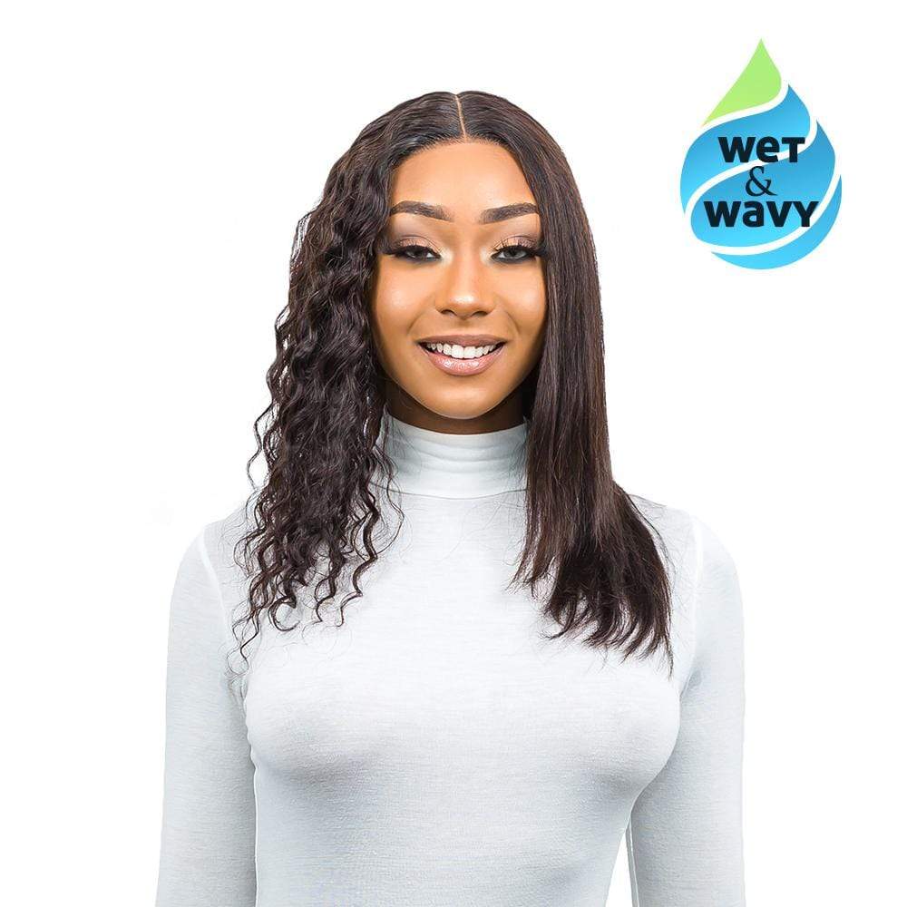 Lace T Part Wig / Wet & Wavy - Caribbean Deep 14-18" - Brooklyn Hair