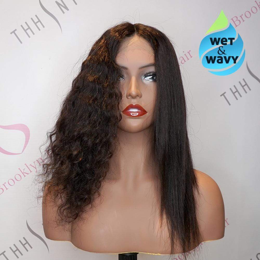 Lace T Part Wig / Wet & Wavy - Caribbean Deep 14-18" - Brooklyn Hair