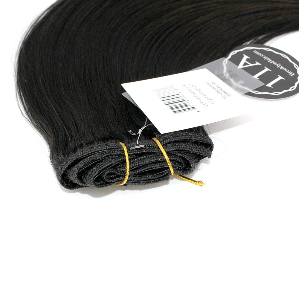 Brooklyn Hair Virgin Bohemian Jerry Curl Clip In Hair Extensions