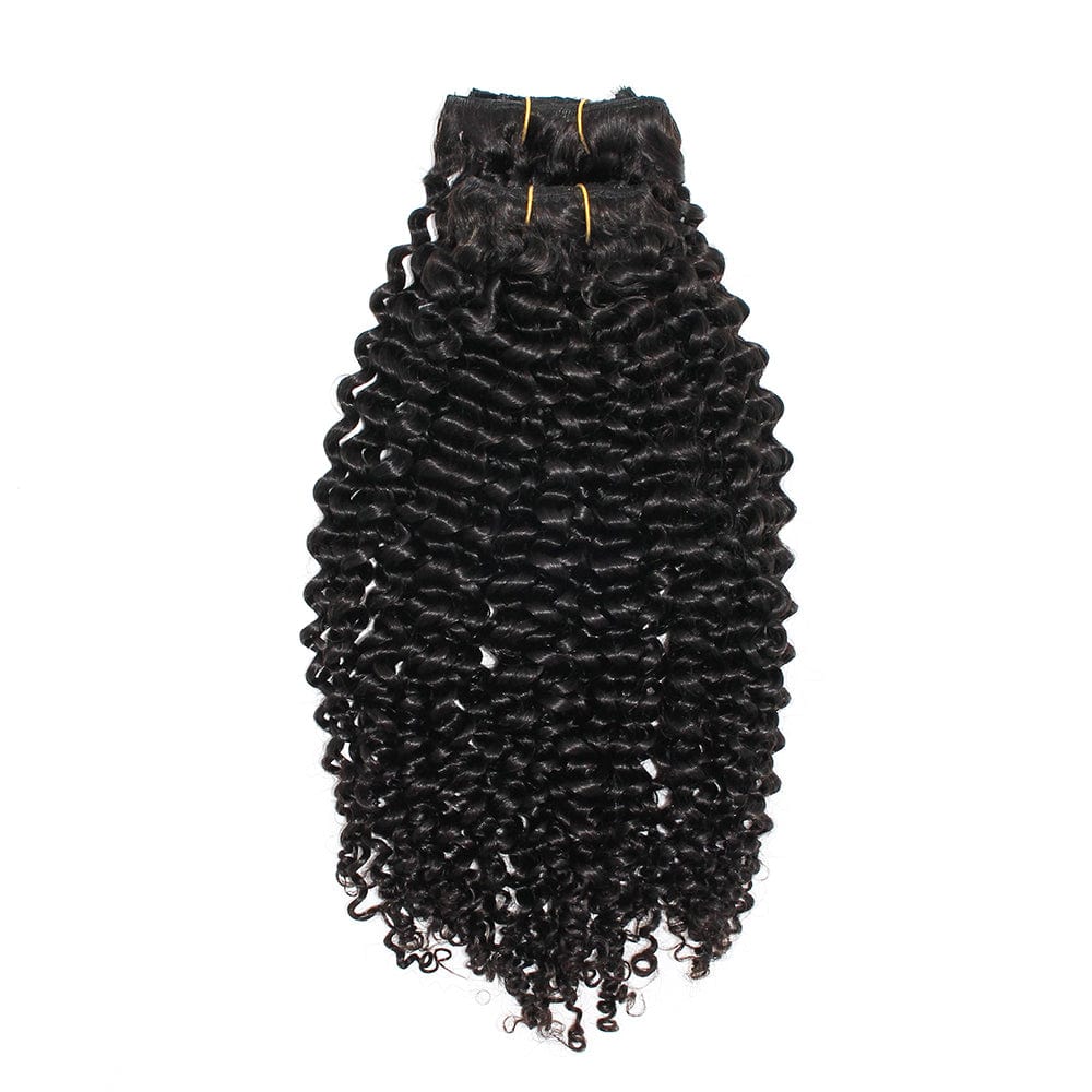 Brooklyn Hair Virgin Bohemian Jerry Curl Clip In Hair Extensions