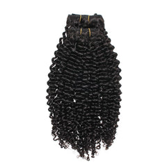 Brooklyn Hair Virgin Bohemian Jerry Curl Clip In Hair Extensions