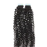 Virgin Bohemian Jerry Curl Tape-In Hair Extensions