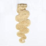 Brooklyn Hair Virgin Platinum Blonde Body Wave Clip In Hair Extensions