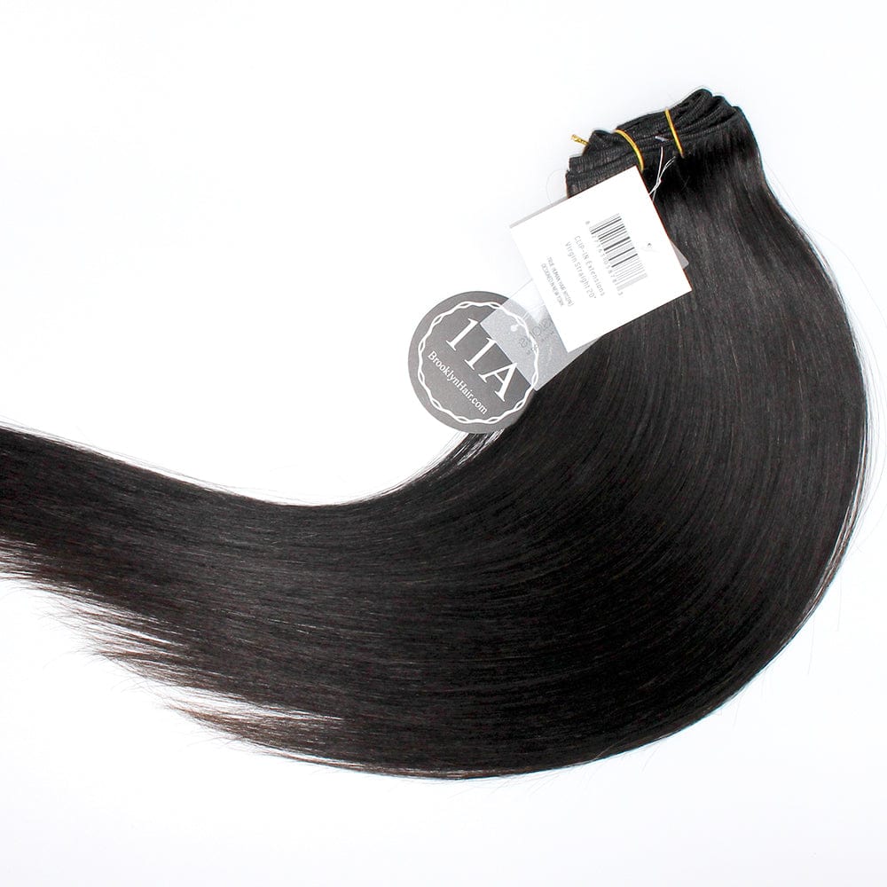 Brooklyn Hair Virgin Straight Clip In Hair Extensions