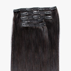 Brooklyn Hair Virgin Straight Clip In Hair Extensions